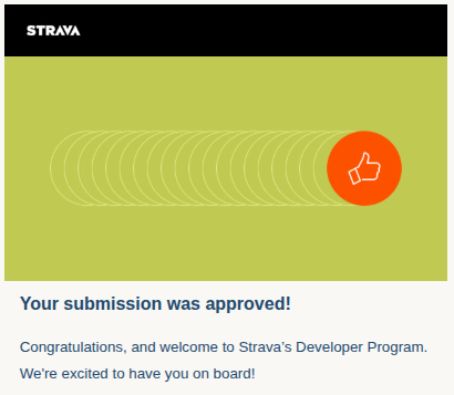 Strava Development Program badge